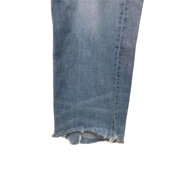 J.Crew Slim Boyfriend Jean Distressed Raw Hem Size 34 #AJ527‎ - Picture 2 of 10